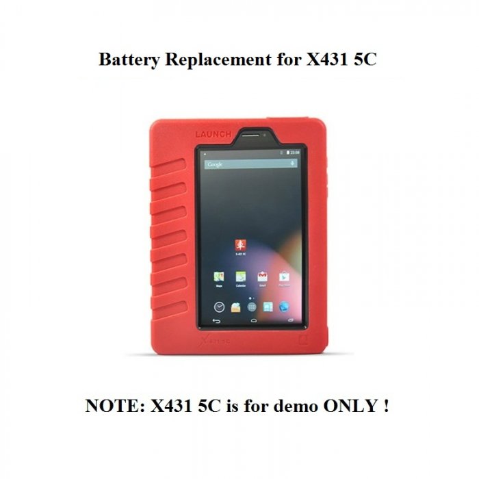 Battery Replacement for LAUNCH X431 5C Tablet ScannerLAUNCHX4315C